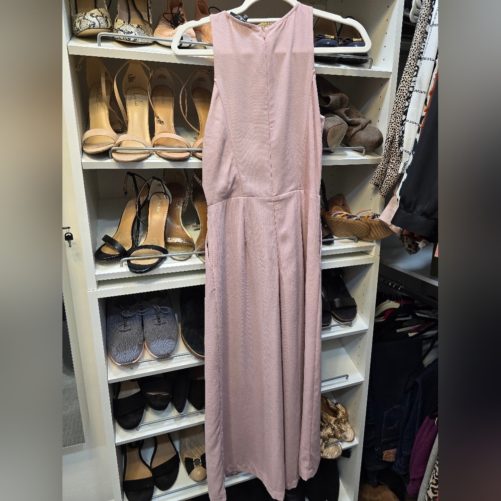 Lulu's On Track Mauve Midi Jumpsuit - image 3